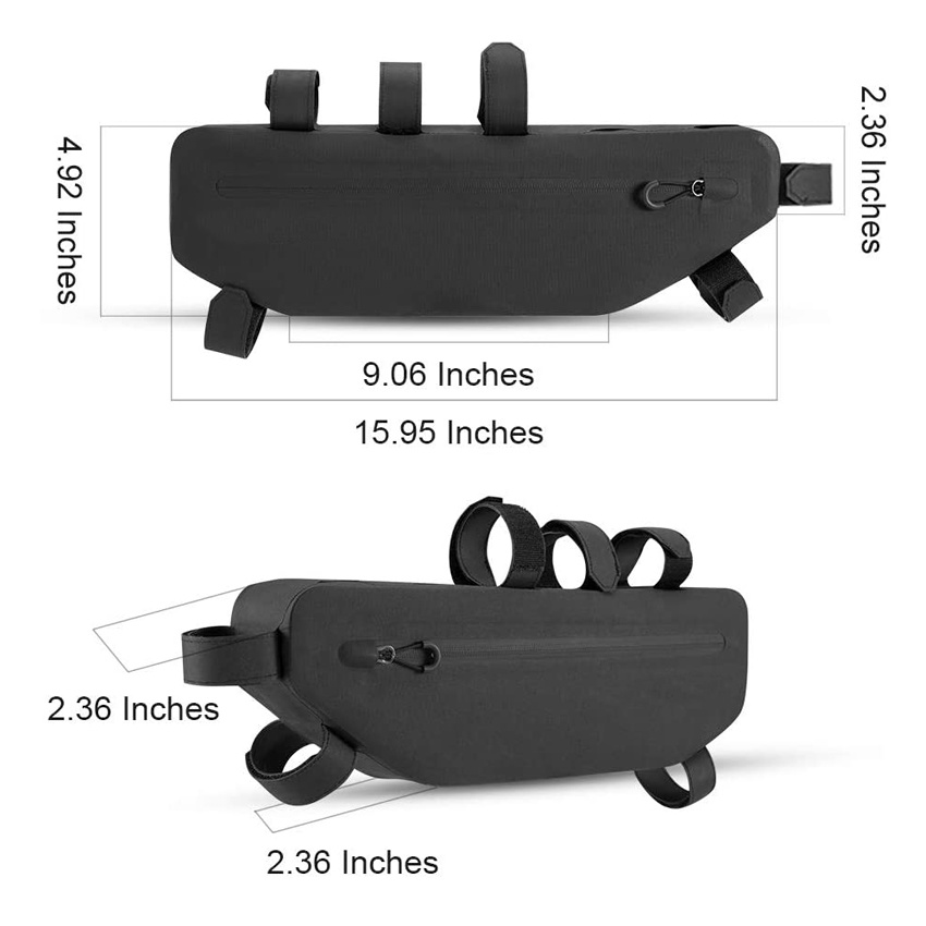Водонепроницаемая треугольная сумка для велосипеда под верхней сумкой для дорожного велосипеда