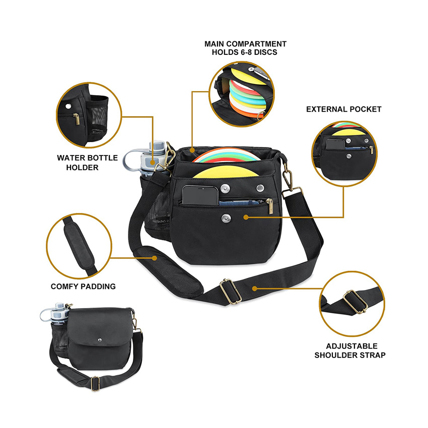 Китай оптовая легкая сумка для гольфа диска прочная корзина для фрисби-гольф