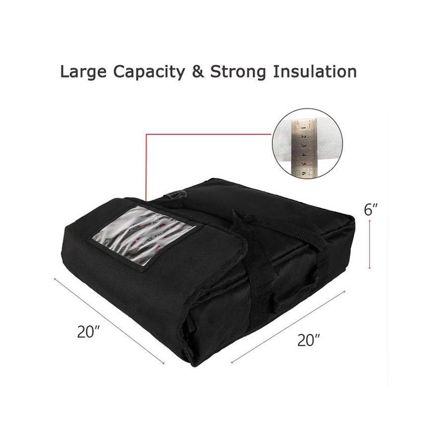 Сумка для доставки еды Большая изолированная сумка для доставки Сумка-холодильник для льда