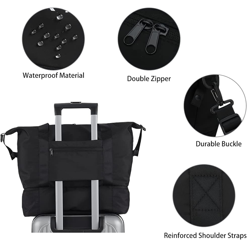 Weekender Night Bags Большая вместительная спортивная сумка с отделением для обуви, спортивные сумки для спортзала RJ204211