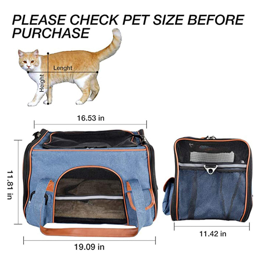 Pet Outdoor Carry Backpack Portable Puppy Tote Bag Складная клетка для домашних животных