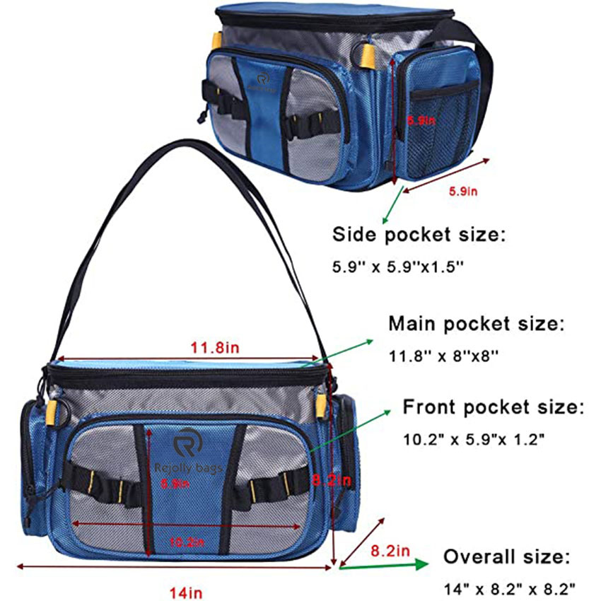 Маленькая сумка для хранения рыболовных снастей, сумки для рыболовных снастей, портативный органайзер для рыбалки, наплечная сумка, сумка для рыбалки