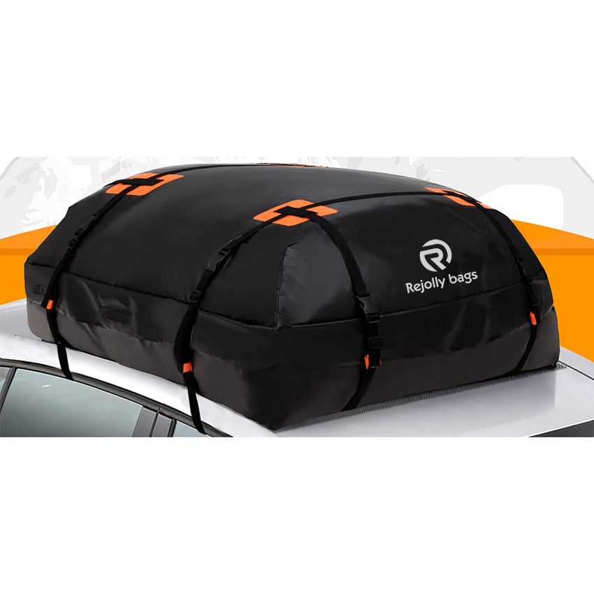 Cargo Bag Cargo Cargo Carrier - водонепроницаемая сумка на крышу, дорожная сумка для хранения багажа Soft-Shell подходит для всех автомобилей, фургонов и внедорожников для всех автомобилей с сумкой для багажника / без нее