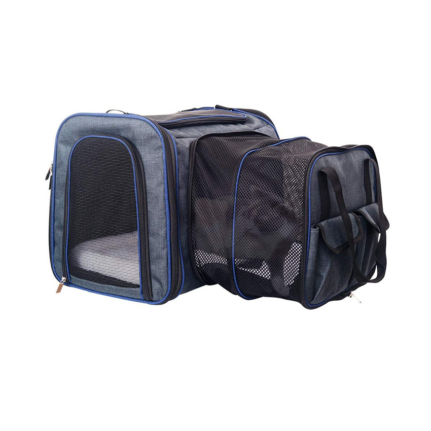 Pet Outdoor Экологически чистые продукты Furry Trolley Pet Carrier Портативная дорожная сумка для переноски Клетка Dog House Cat Carrier Рюкзак Сумка