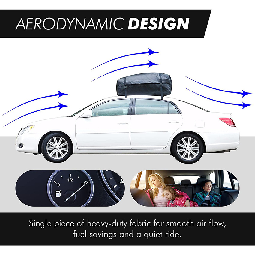 Водонепроницаемый автомобильный багажник для верхней части автомобиля включает в себя ремни для хранения ковриков Грузовой перевозчик на крыше