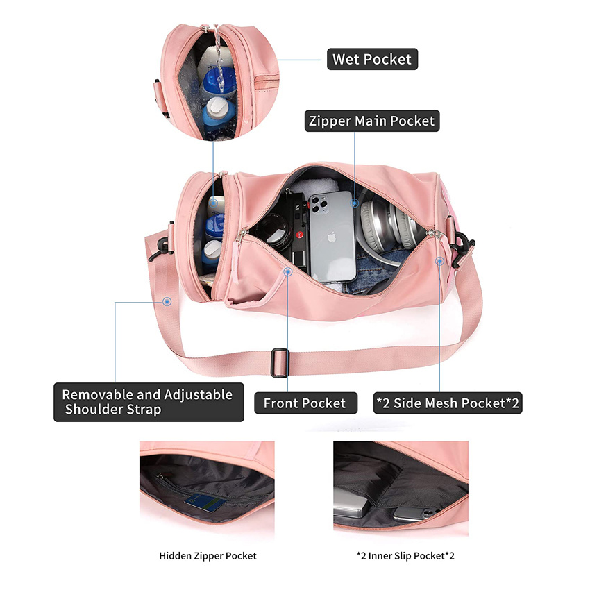 Спортивная сумка для женщин, водонепроницаемая сумка для тренировок, спортивная сумка, сумка для багажа на открытом воздухе