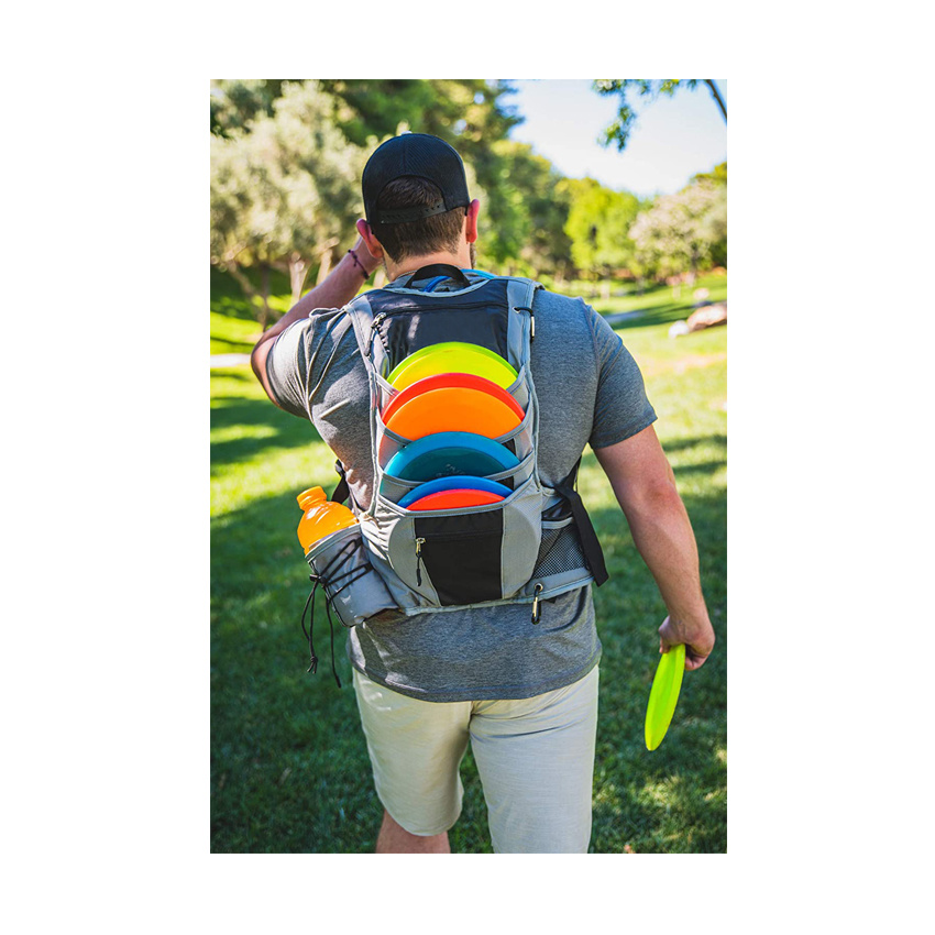 Оптовая Складная сумка для фрисби-диска для гольфа Sling Bag Carrier Sports Disc Golf Hydration Backpack