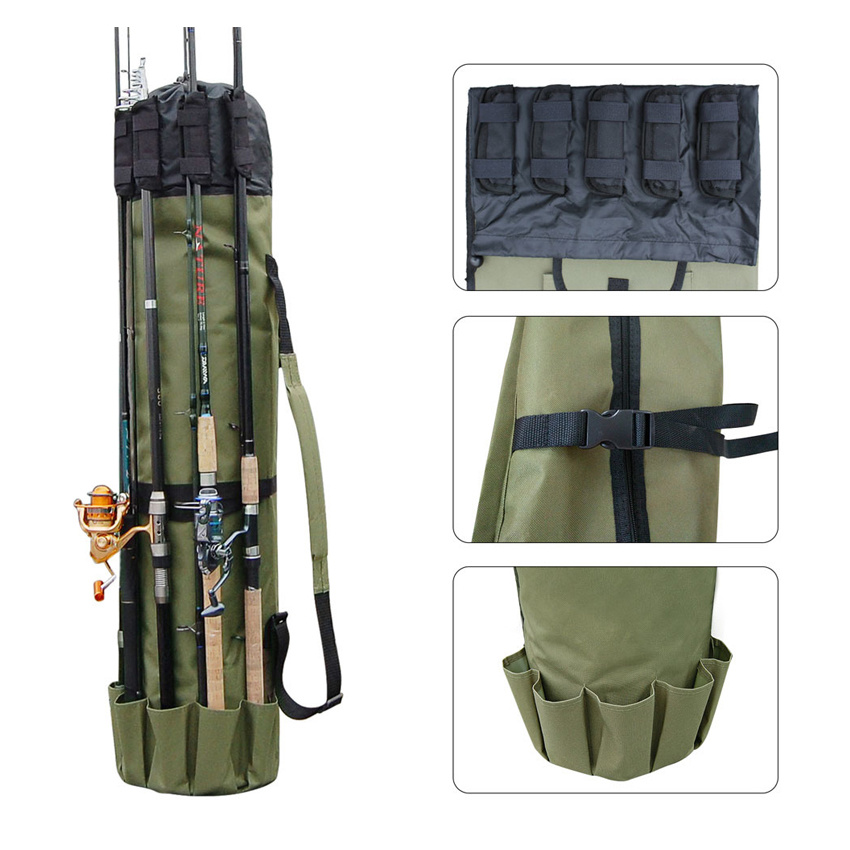 Multi-Functiona Fishing Outdoor Tool Sports Водонепроницаемая упаковочная сумка Сумка для хранения рыболовных снастей Большая вместительная сумка для удочек Сумка для хранения продуктов Рюкзак для снаряжения