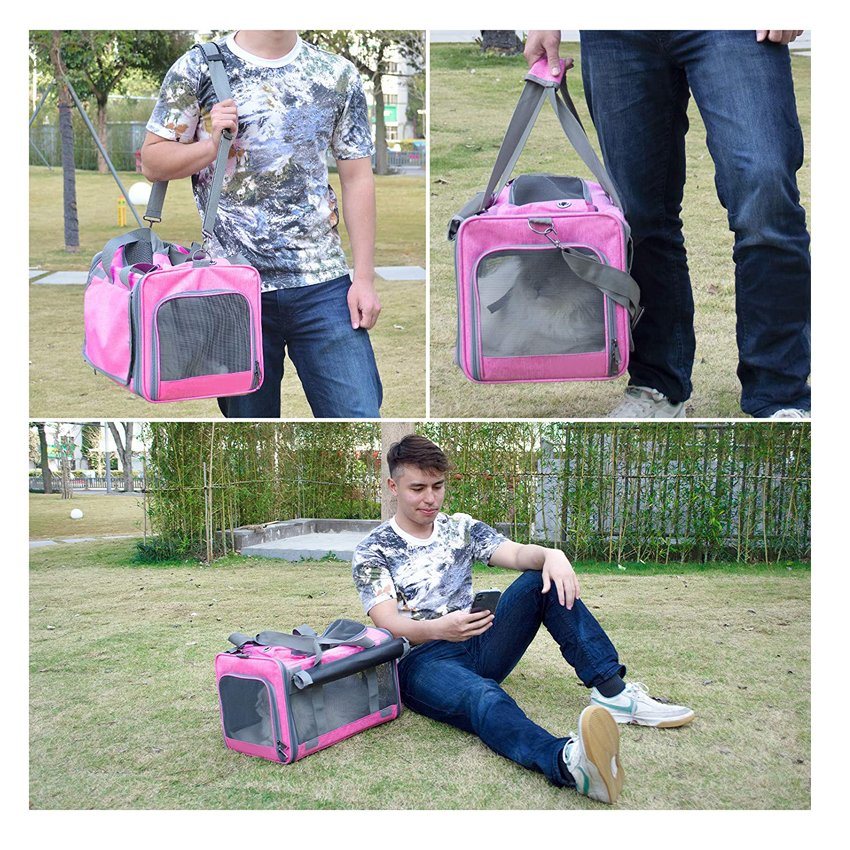 Pet Supply Dog Carrier Bag Pet Cage Travel Tote Bag для собак и кошек