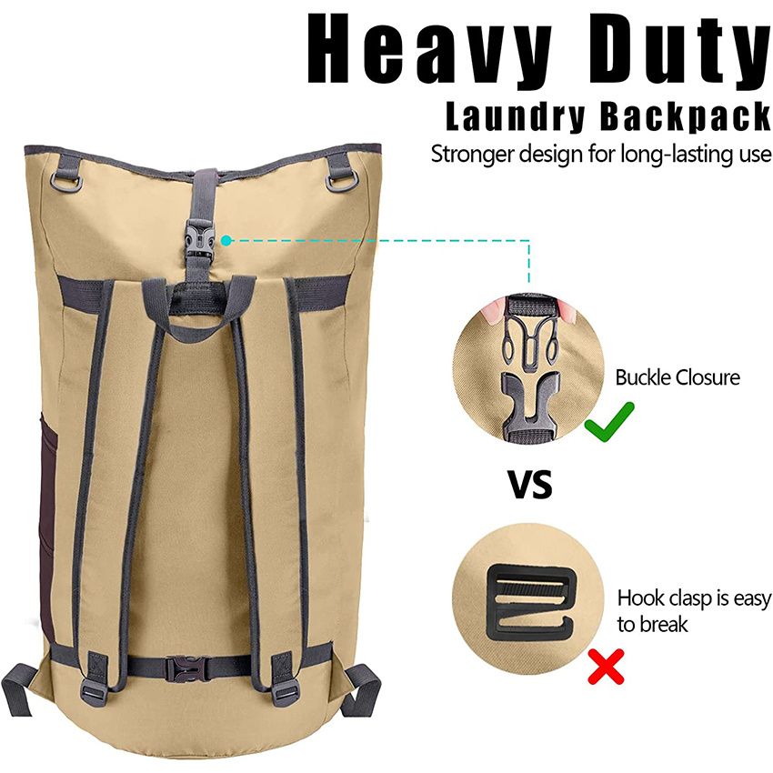 Heavy Duty 115L Складная с ручкой для лагеря, с застежкой на шнурке, предметы первой необходимости для комнаты в общежитии для студентов колледжа, сумка для стирки