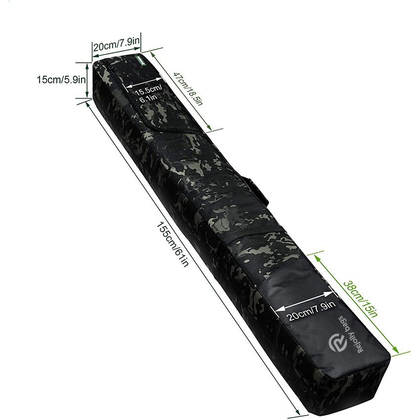 Rejolly водостойкий большой емкости портативный складной чехол для переноски удочки сумка для хранения рыболовных инструментов