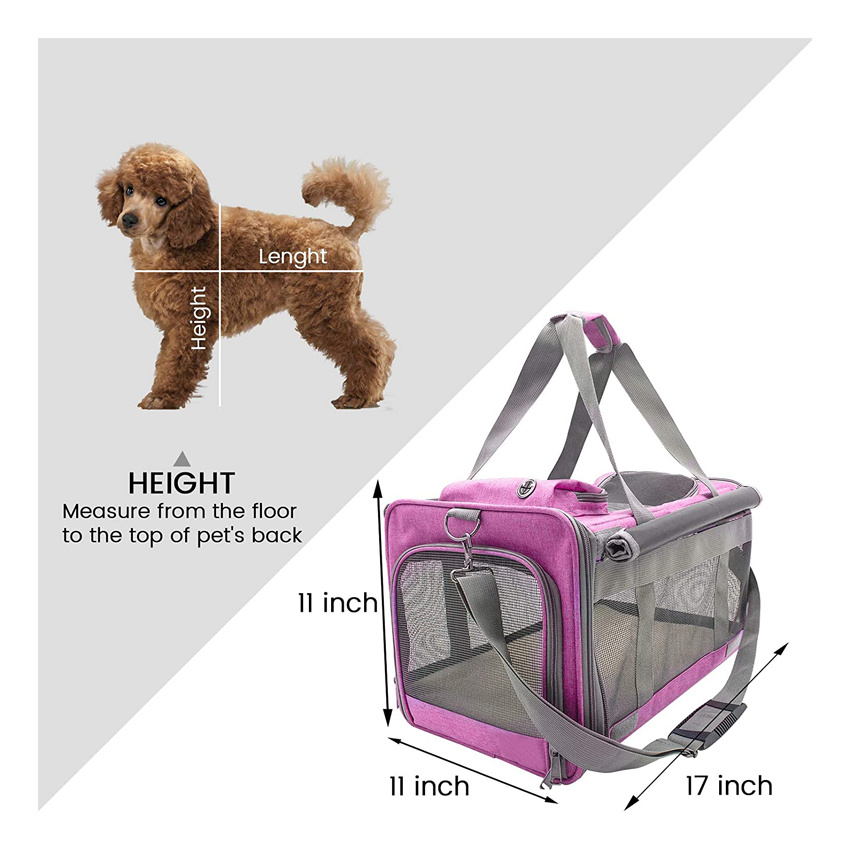 Pet Supply Dog Carrier Bag Pet Cage Travel Tote Bag для собак и кошек