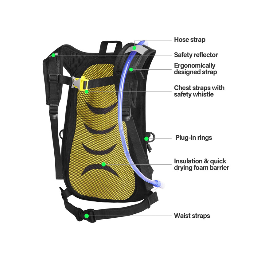 Рюкзак для гидратации Travel Sports Water Backpack для бега Hiking Hydration Pack