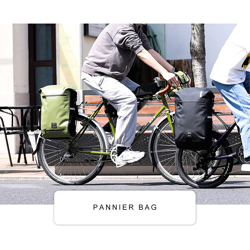 Велосипед Pannier Bag Рюкзак Многофункциональный Велоспорт Велоспорт Заднее сиденье Сумка для багажника Чехол для шлема